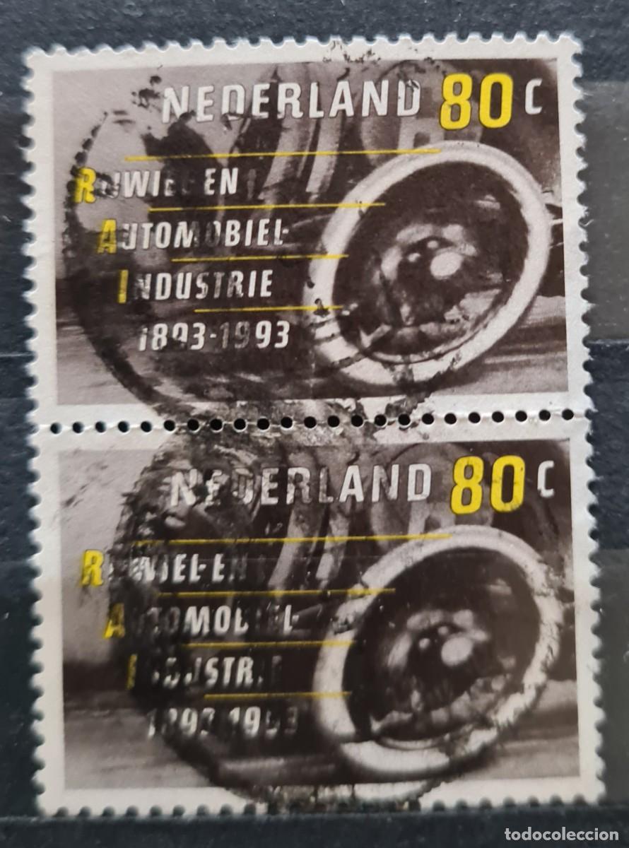 Sellos: Sellos usados de Paises Bajos 1993: Centenario de la RAI