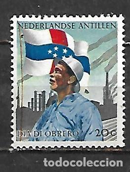 Sellos: 1960: ANTILLAS HOLANDESAS D&iacute;a internacional del trabajo (MNH**)