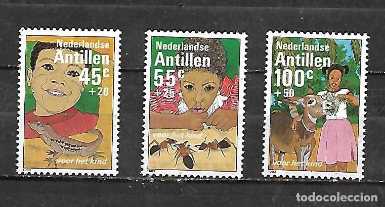 Sellos: 1983: ANTILLAS HOLANDESAS Serie &rdquo;Pro infancia. Protecci&oacute;n de la fauna&rdquo; (MNH**)