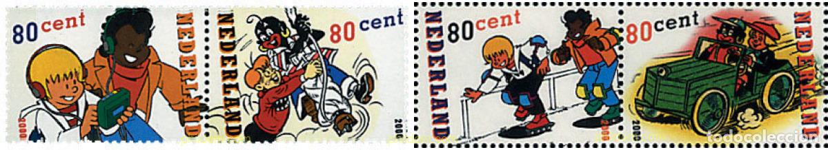 Sellos: 6132 MNH HOLANDA 2000 COMIC &rdquo;SJORS Y SJIMMIE&rdquo;