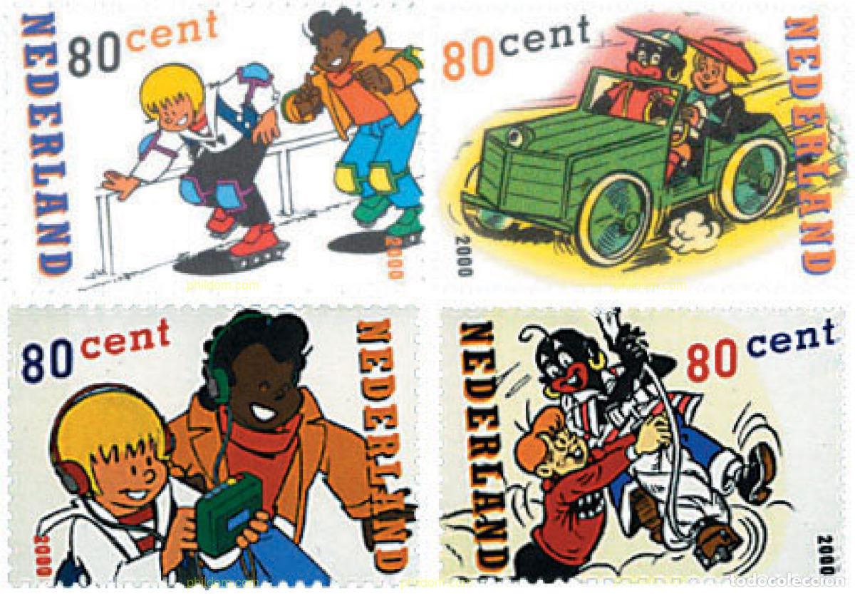 Sellos: 55531 MNH HOLANDA 2000 COMIC &rdquo;SJORS Y SJIMMIE&rdquo;