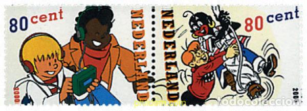 Sellos: 213650 MNH HOLANDA 2000 COMIC &rdquo;SJORS Y SJIMMIE&rdquo;