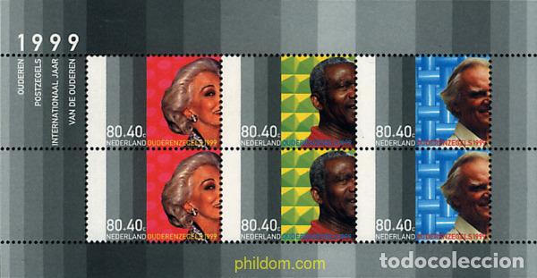 Sellos: 55518 MNH HOLANDA 1999 PRO OBRAS SOCIALES. LA TERCERA EDAD