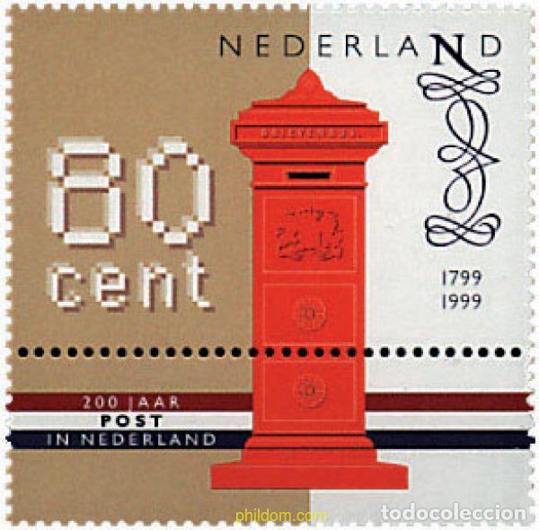 Sellos: 55511 MNH HOLANDA 1999 BICENTENARIO DEL CORREO HOLANDES