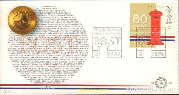 Sellos: 421189 MNH HOLANDA 1999 BICENTENARIO DEL CORREO HOLANDES