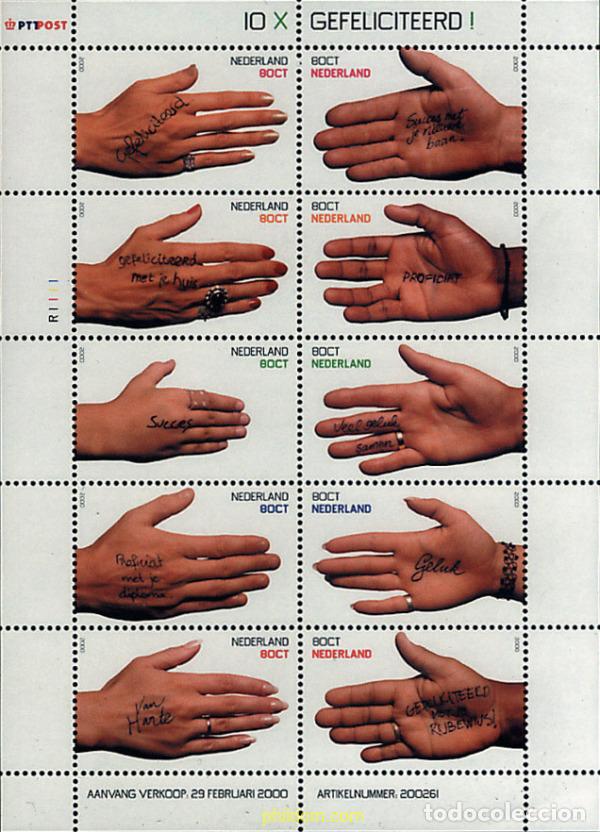Sellos: 158597 MNH HOLANDA 2000 SELLOS DE FELICITACION