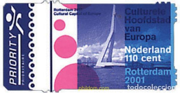 Sellos: 66449 MNH HOLANDA 2001 ROTTERDAM, CAPITAL EUROPEA DE LA CULTURA 2001