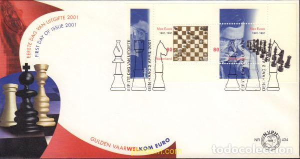 Sellos: 423959 MNH HOLANDA 2001 CENTENARIO DEL NACIMIENTO DE MAX EUWE