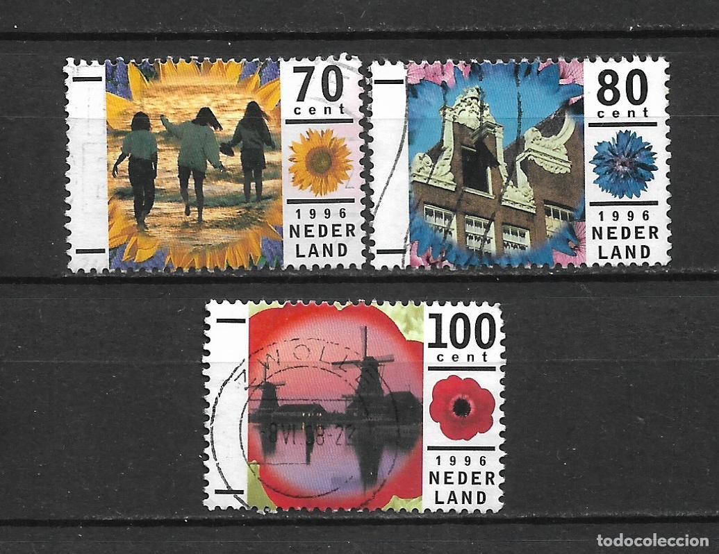 Sellos: holanda 1996 lote 3 sellos usado - 9/4