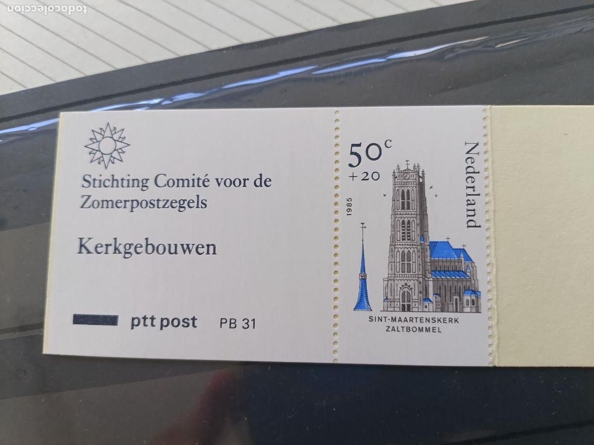 Sellos: Holanda. Carnet con un sello nuevo. 1990