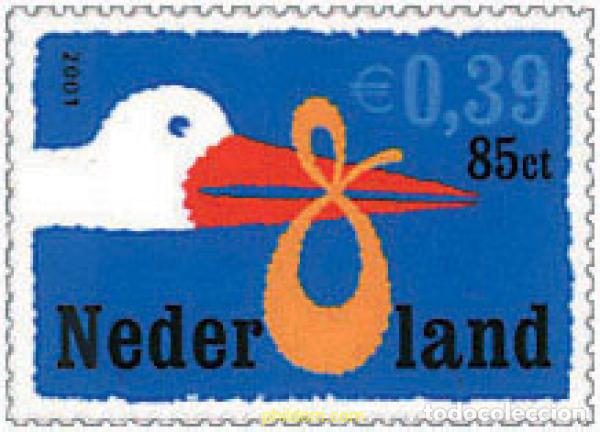 Sellos: 86206 MNH HOLANDA 2001 SELLOS DE NACIMIENTO