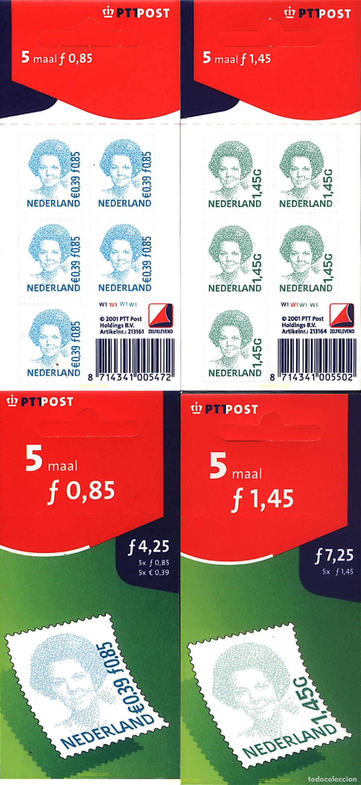 Sellos: 1828 MNH HOLANDA 2001 REINA BEATRIZ