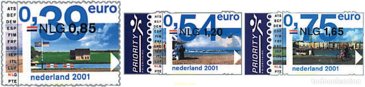 Sellos: 86209 MNH HOLANDA 2001 EL EURO