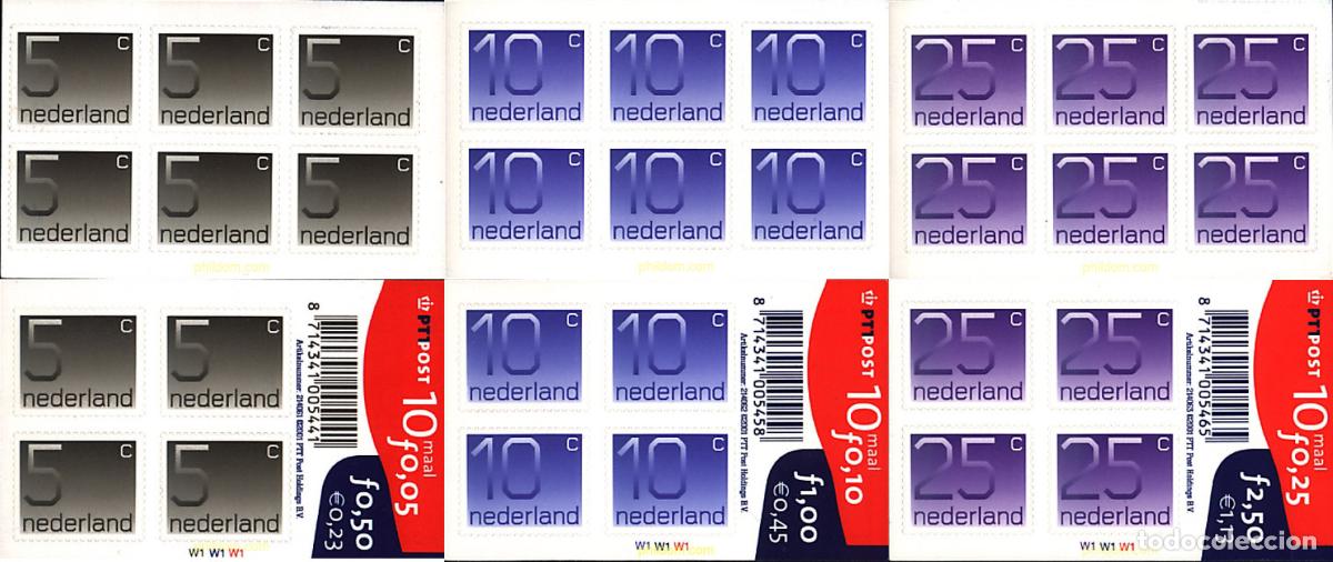 Sellos: 1856 MNH HOLANDA 2001 CIFRAS
