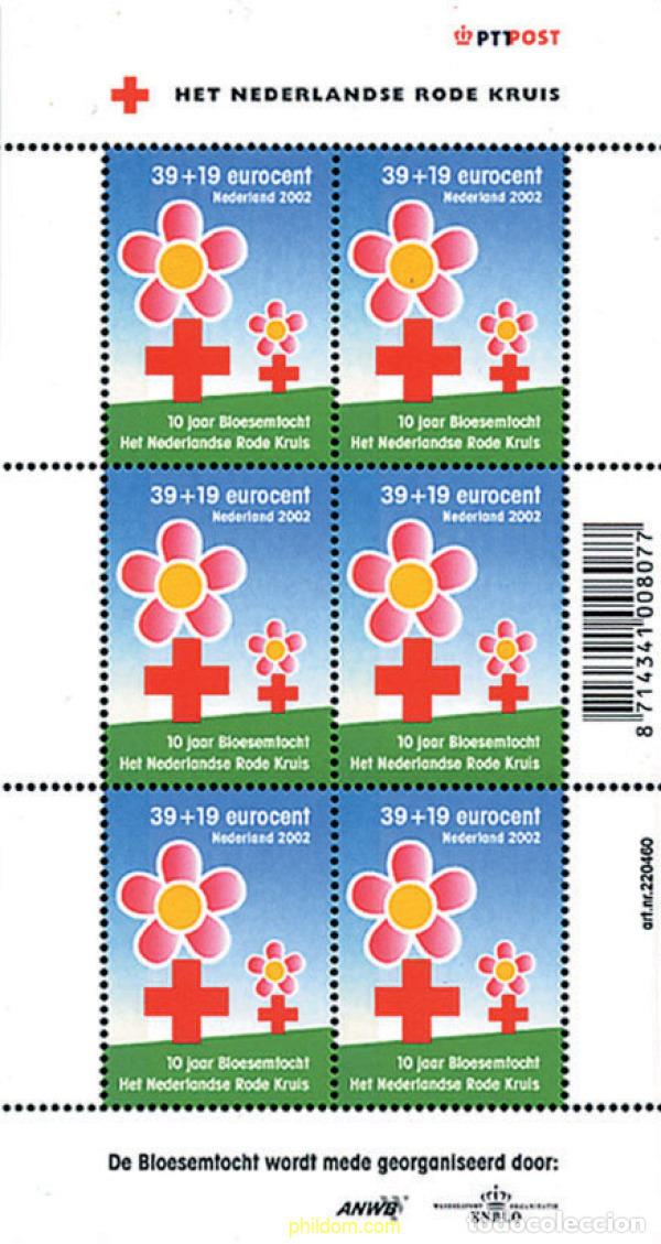 Sellos: 7985 MNH HOLANDA 2002 CRUZ ROJA