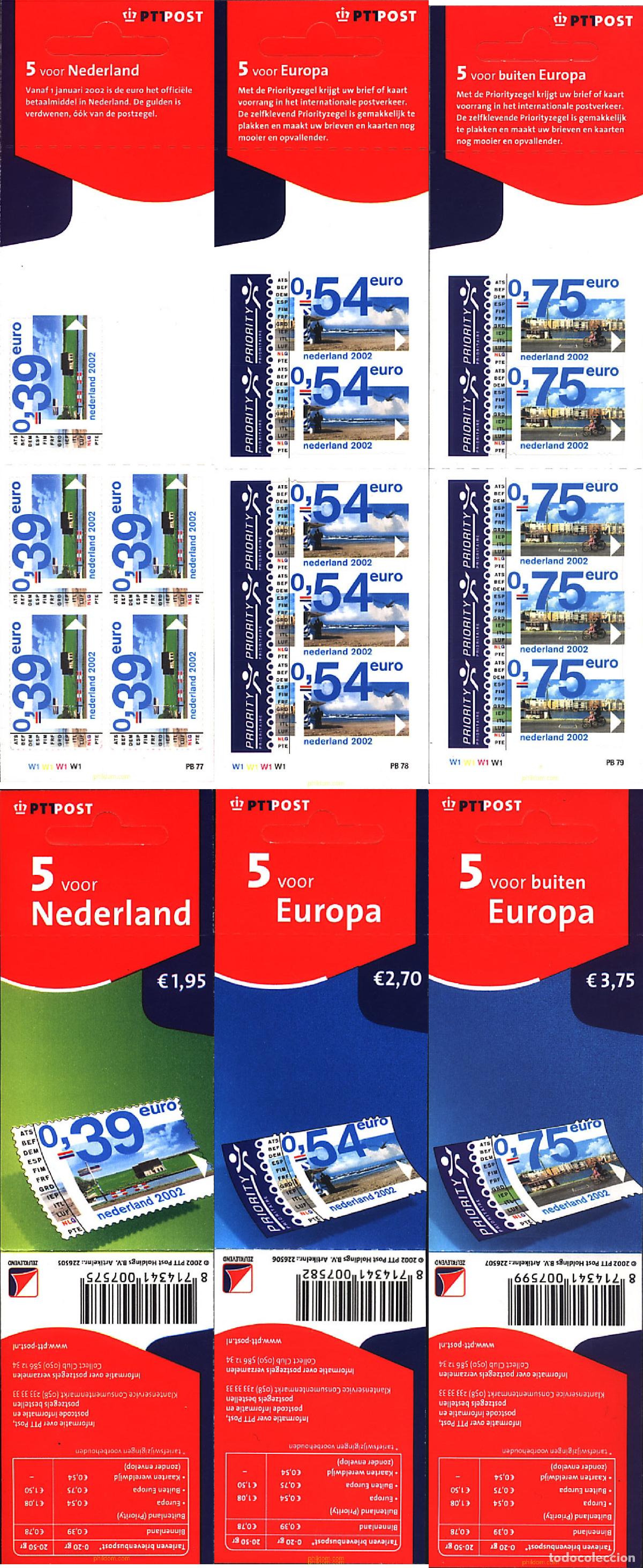Sellos: 3502 MNH HOLANDA 2002 EL EURO