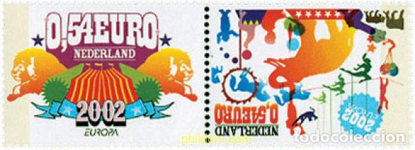 Sellos: 7020 MNH HOLANDA 2002 EUROPA CEPT 2002 - EL CIRCO