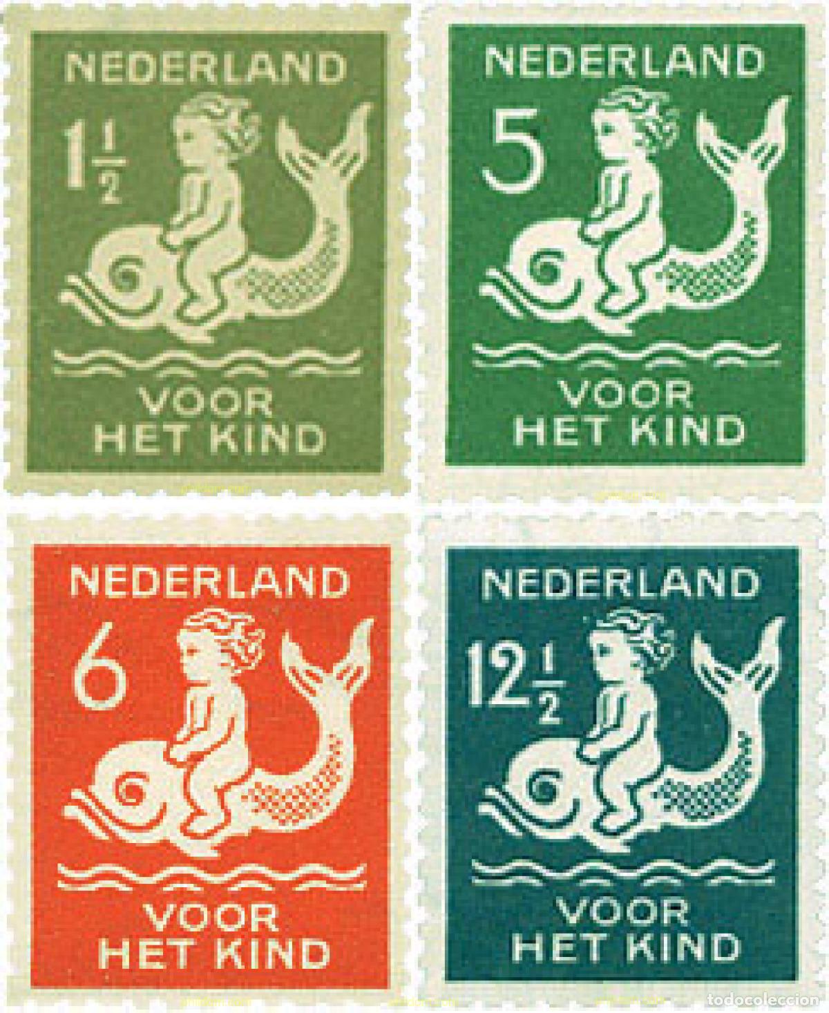 Sellos: 100687 HINGED HOLANDA 1929 PRO INFANCIA