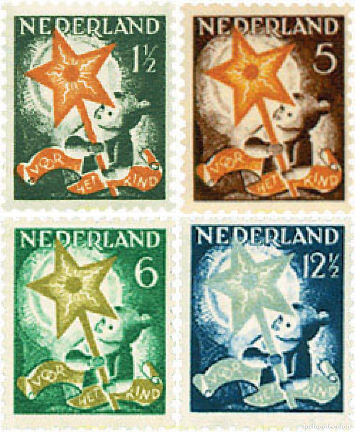 Sellos: 100695 MNH HOLANDA 1933 PRO INFANCIA