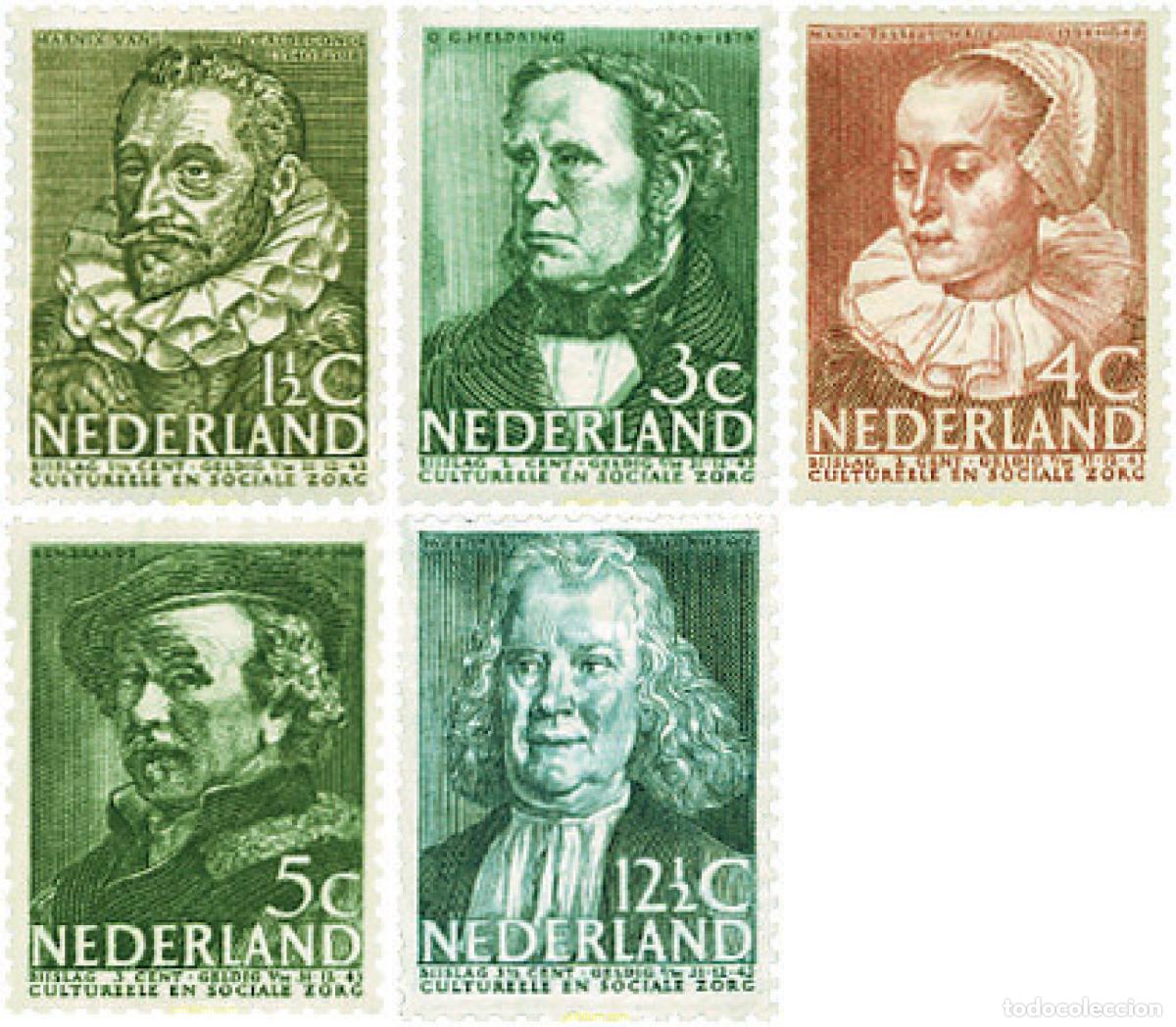 Sellos: 323803 HINGED HOLANDA 1938 PRO OBRAS SOCIALES