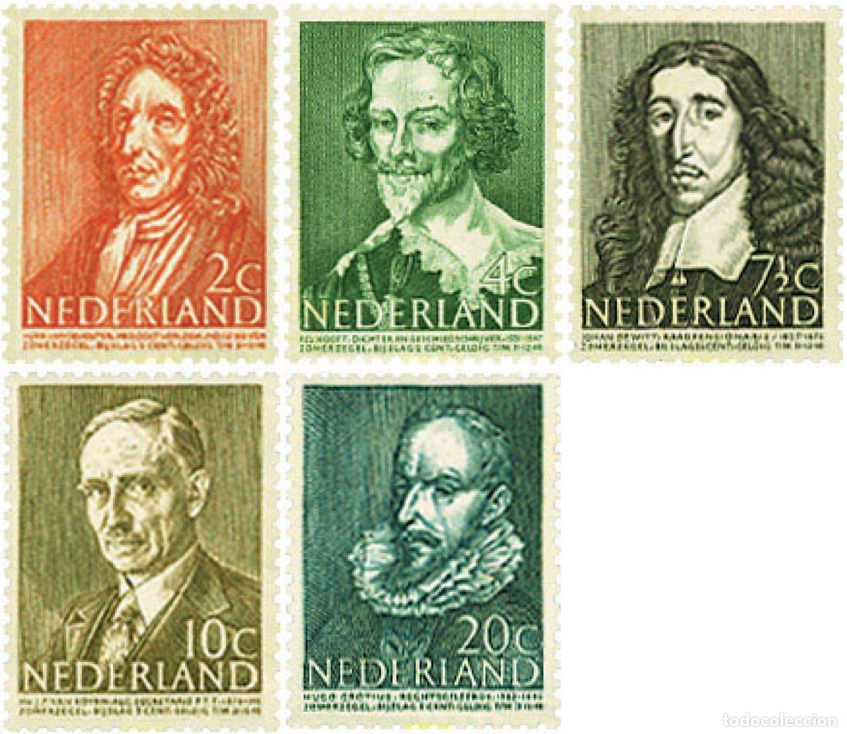Sellos: 100732 MNH HOLANDA 1947 PRO OBRAS SOCIALES