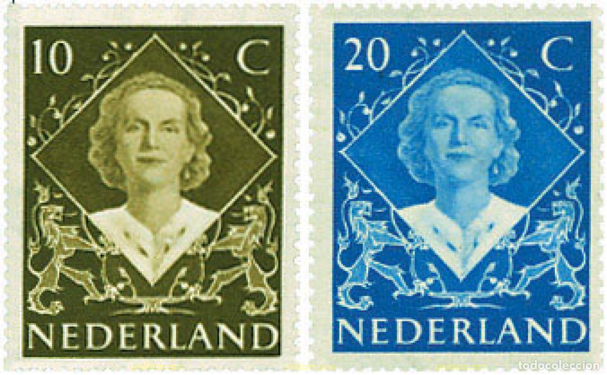 Sellos: 323812 HINGED HOLANDA 1948 ACCESO AL TRONO DE LA REINA JULIANA