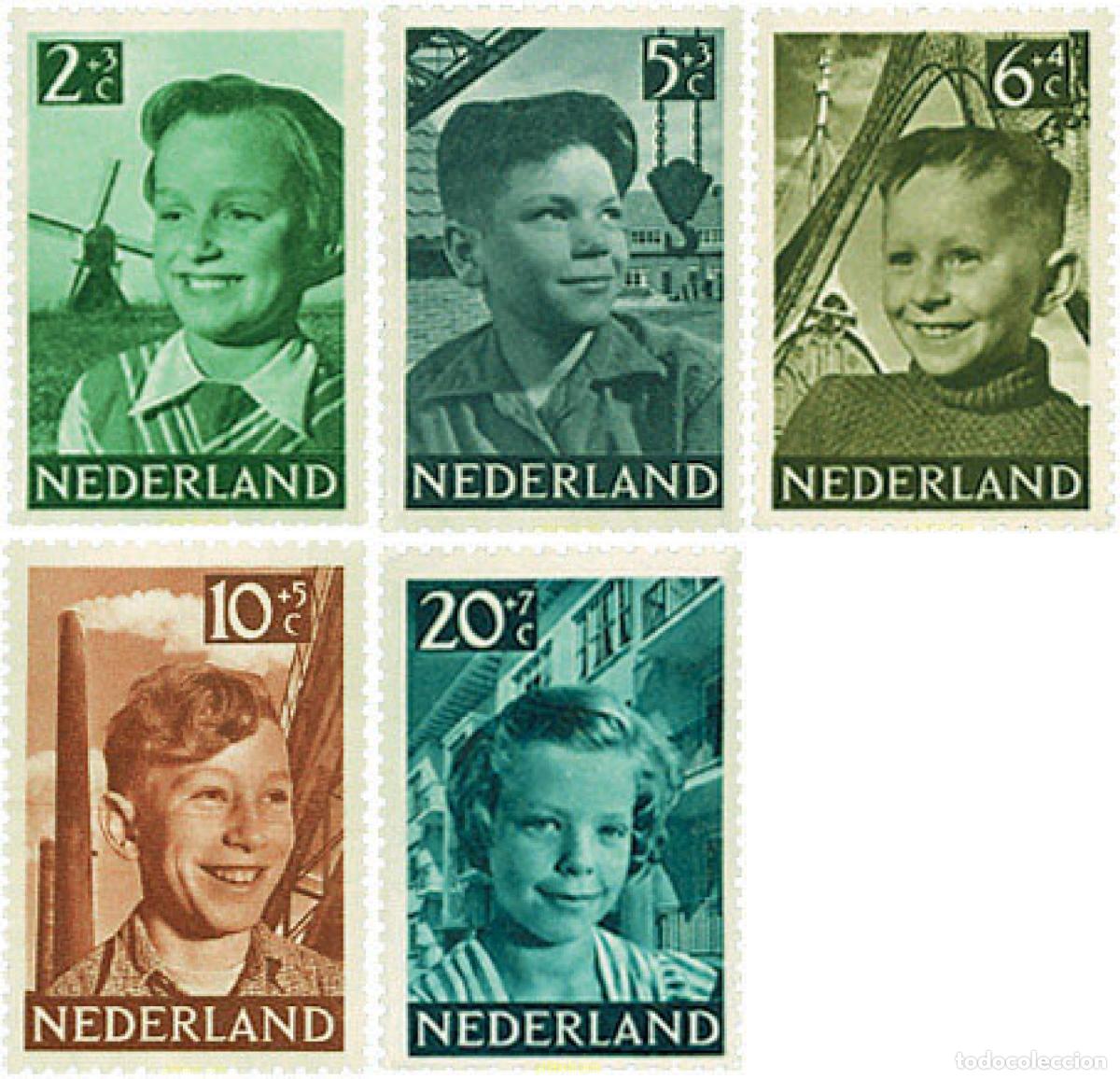 Sellos: 100741 HINGED HOLANDA 1951 PRO BENEFICENCIA