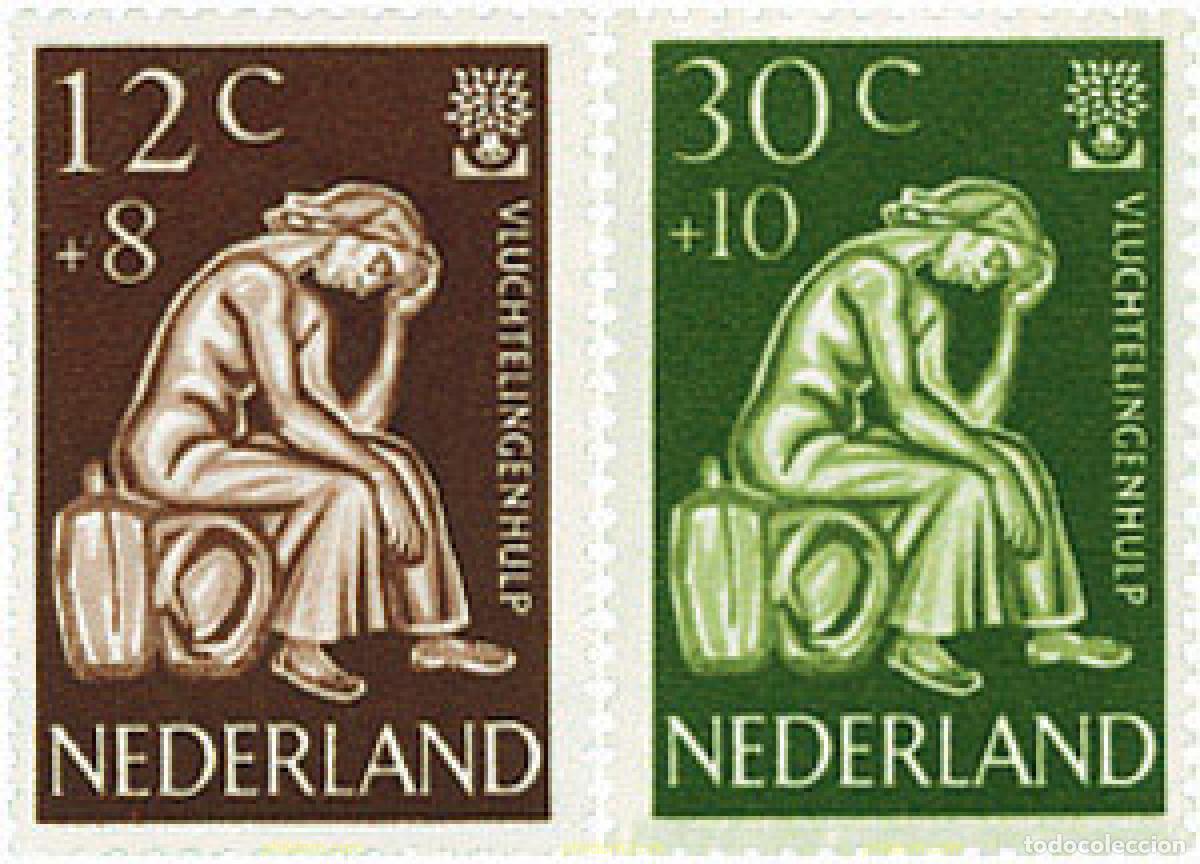 Sellos: 100771 MNH HOLANDA 1960 A&Ntilde;O MUNDIAL DEL REFUGIADO