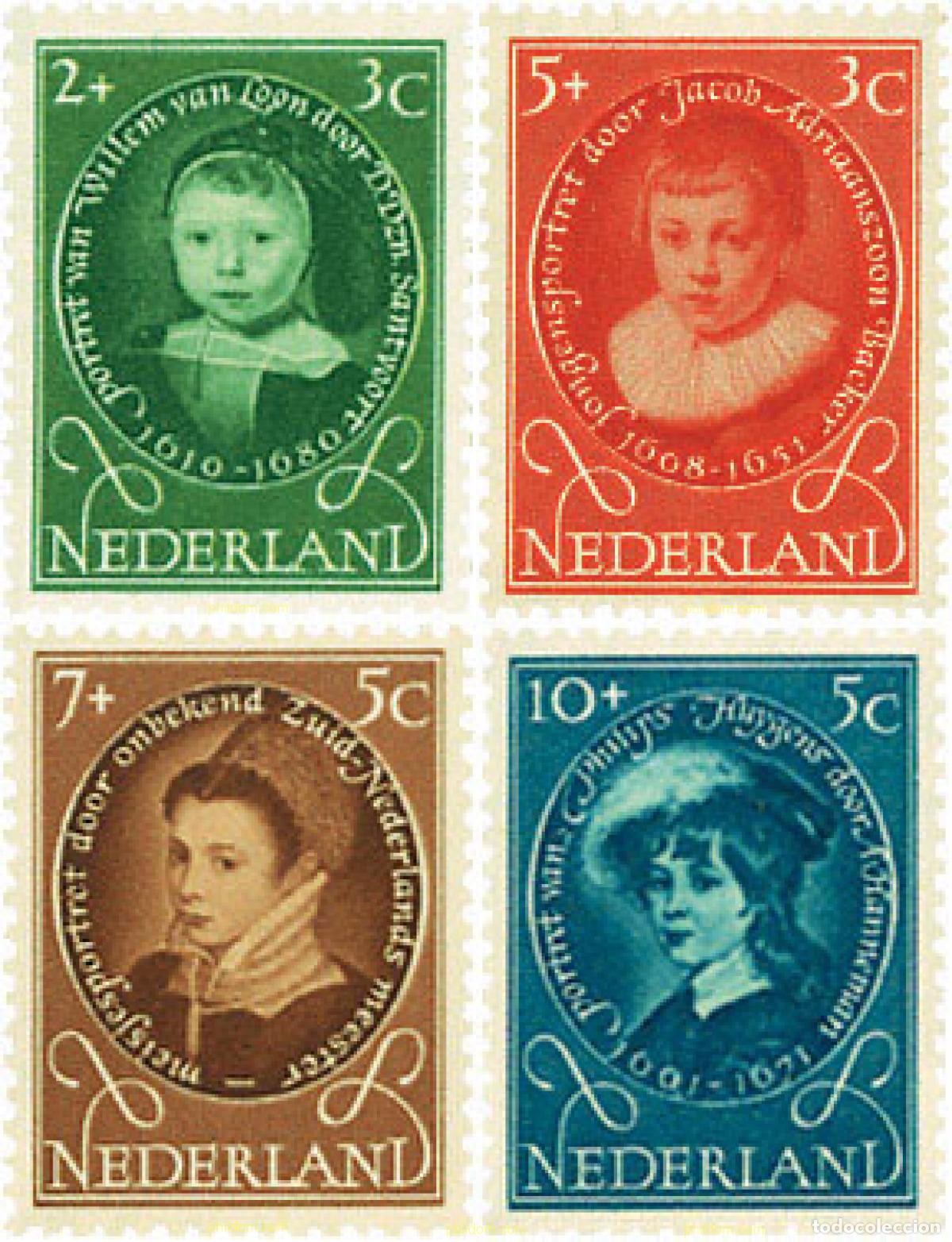 Sellos: 213670 HINGED HOLANDA 1955 PRO INFANCIA