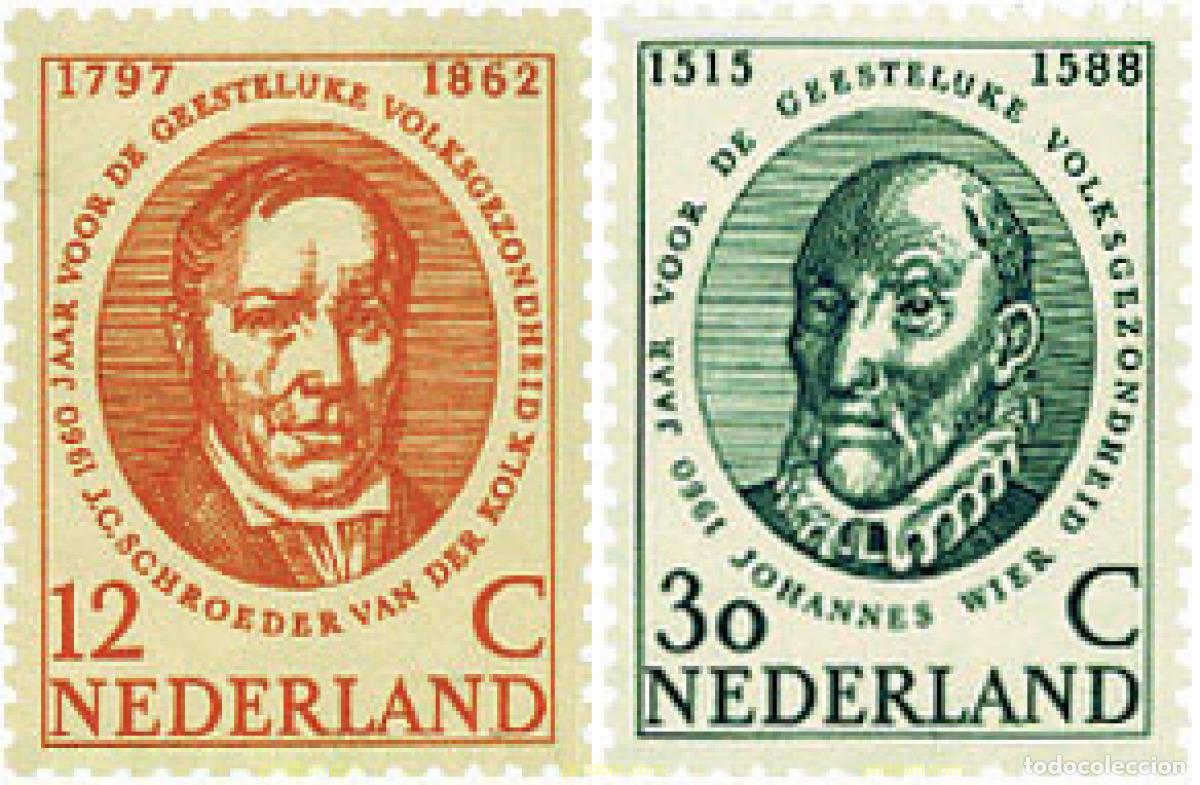Sellos: 100772 MNH HOLANDA 1960 A&Ntilde;O MUNDIAL DE LA SALUD MENTAL