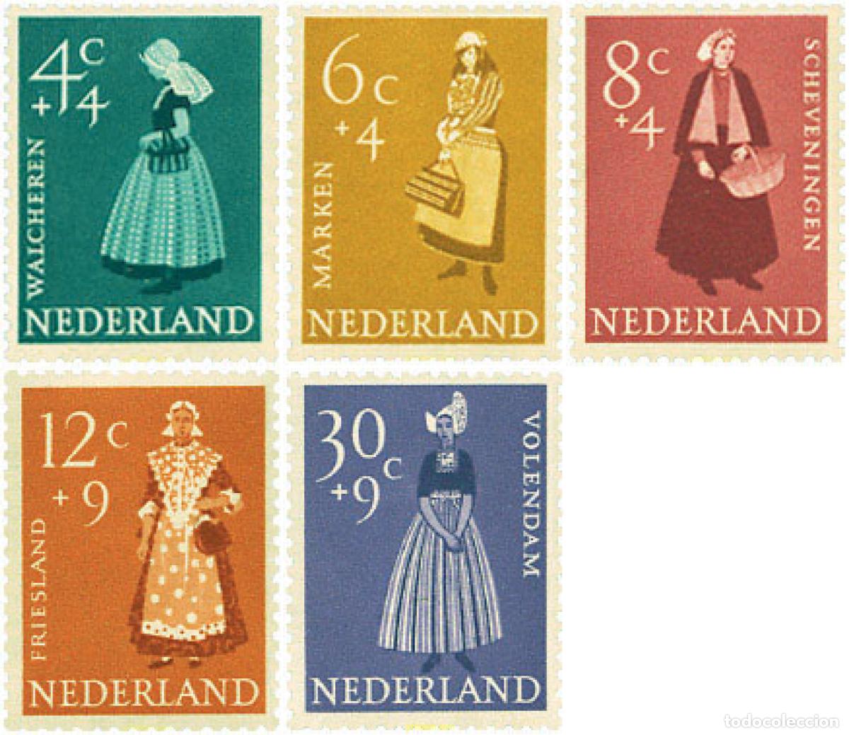Sellos: 100765 HINGED HOLANDA 1958 PRO INFANCIA