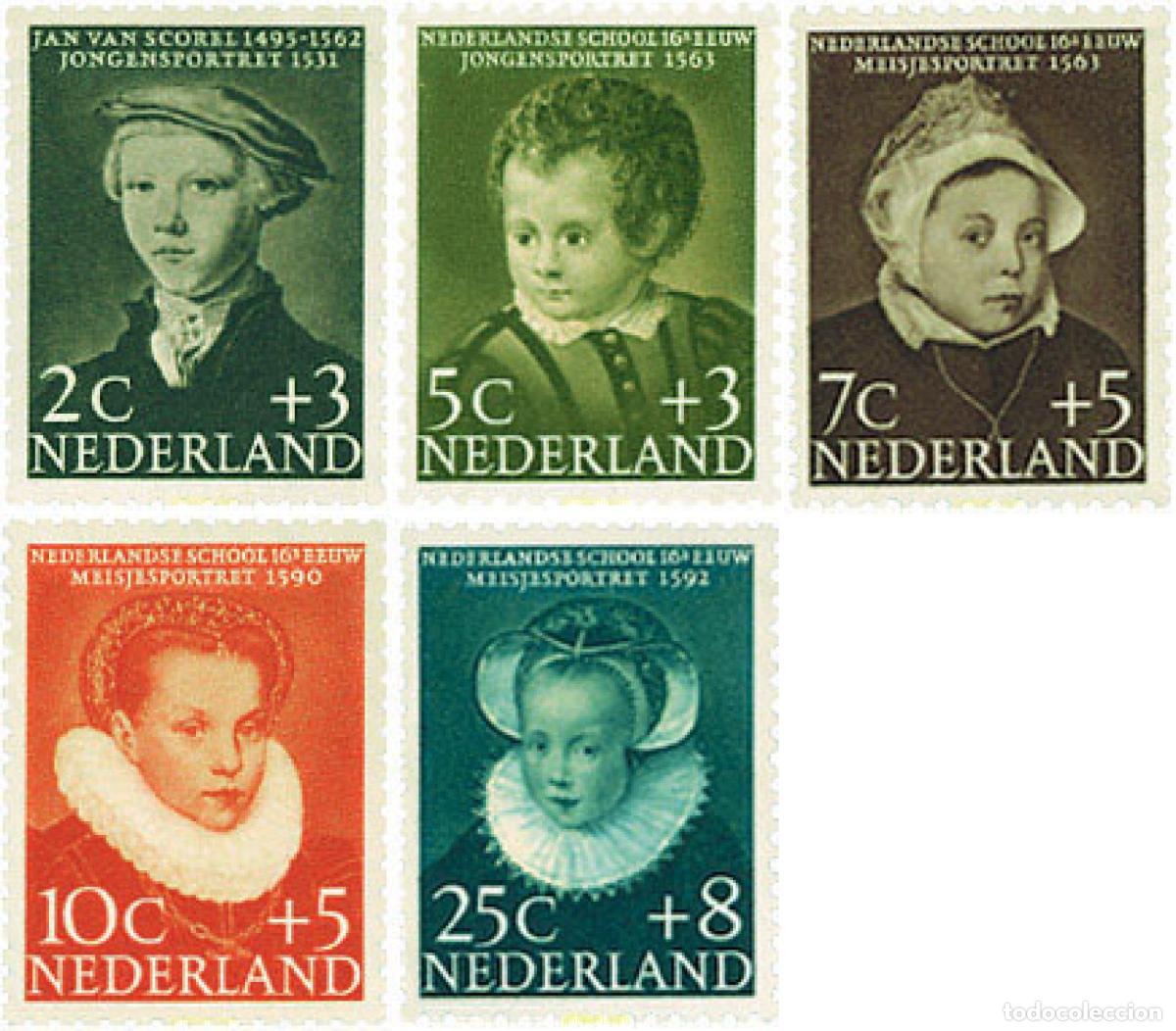 Sellos: 213672 HINGED HOLANDA 1956 PRO INFANCIA