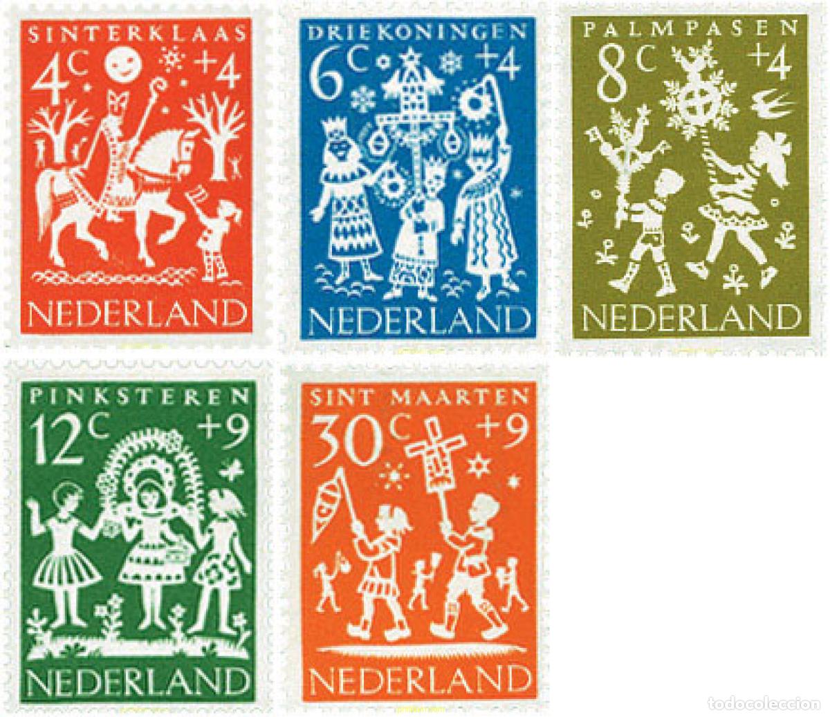 Timbres: 213675 HINGED HOLANDA 1961 PRO INFANCIA