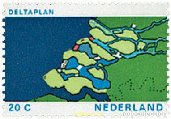 Sellos: 100830 MNH HOLANDA 1972 LOS TRABAJOS EN EL DELTA