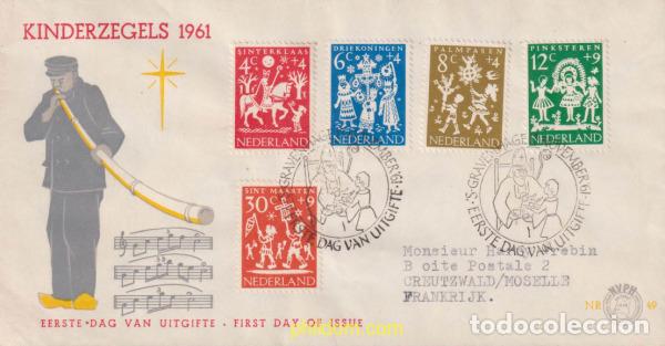 Sellos: 433687 MNH HOLANDA 1961 PRO INFANCIA