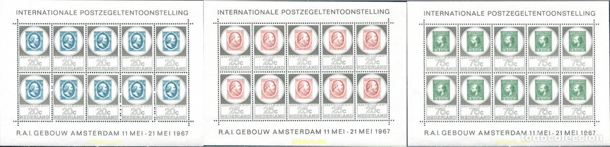 Stamps: 107555 MNH HOLANDA 1967 AMPHILEX 67. EXPOSICION FILATELICA INTERNACIONAL