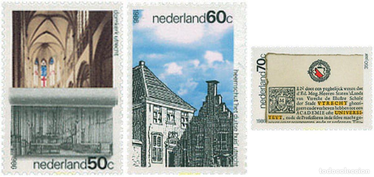 Sellos: 100878 MNH HOLANDA 1986 ANIVERSARIOS EN UTRECHT