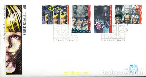 Sellos: 244522 MNH HOLANDA 1981 PRO INFANCIA. A&Ntilde;O INTERNACIONAL DE LOS DISCAPACITADOS