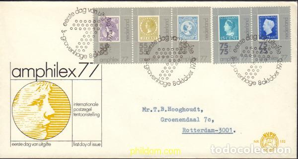 Sellos: 433733 MNH HOLANDA 1976 AMPHILEX 77. EXPOSICION FILATELICA INTERNACIONAL