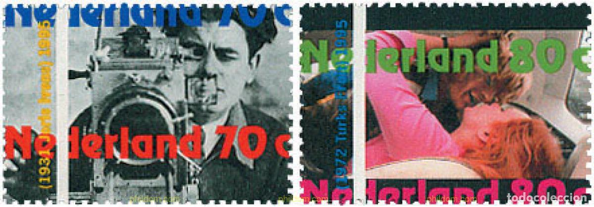 Sellos: 100916 MNH HOLANDA 1995 100 ANIVERSARIO DEL CINE