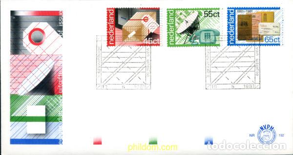 Sellos: 244515 MNH HOLANDA 1981 CENTENARIO DEL SERVICIO DE CORREOS