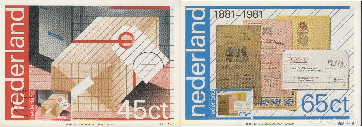 Sellos: 642244 MNH HOLANDA 1981 CENTENARIO DEL SERVICIO DE CORREOS
