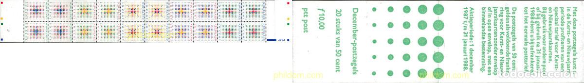 Sellos: 100882 MNH HOLANDA 1987 SELLOS PARA EL CORREO DE NAVIDAD
