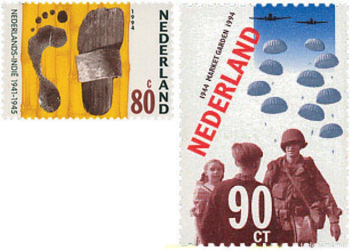 Sellos: 100913 MNH HOLANDA 1994 LA SEGUNDA GUERRA MUNDIAL