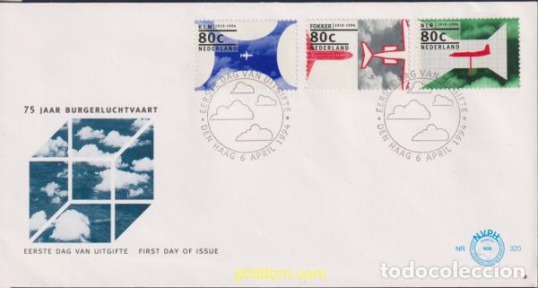 Sellos: 433764 MNH HOLANDA 1994 ANIVERSARIOS