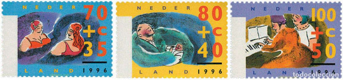 Sellos: 100922 MNH HOLANDA 1996 PRO OBRAS SOCIALES. LA TERCERA EDAD