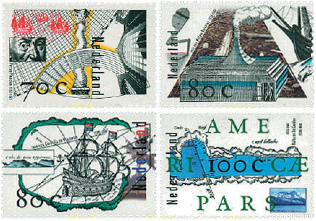 Sellos: 100926 MNH HOLANDA 1996 LOS GRANDES NAVEGANTES