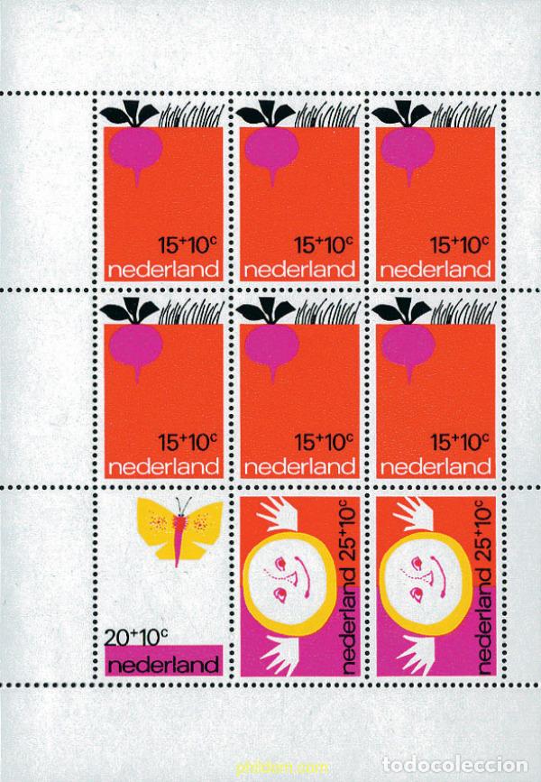 Selos: 100945 MNH HOLANDA 1971 PRO INFANCIA