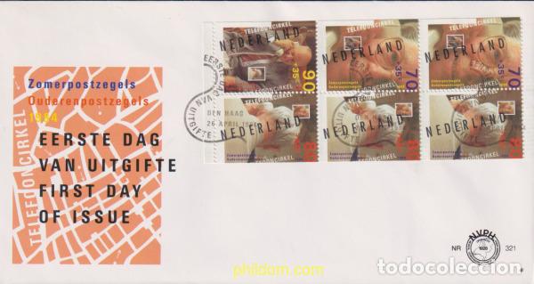 Selos: 433765 MNH HOLANDA 1994 PRO OBRAS SOCIALES. LA TERCERA EDAD