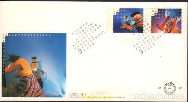 Selos: 433774 MNH HOLANDA 1996 20 ANIVERSARIO DE BARRIO SESAMO